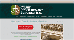 Desktop Screenshot of courtprobationaryservices.com